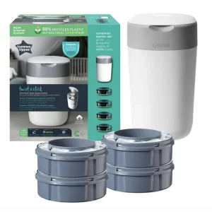 Contenedor de pañales Twist & Click + 4 Recambios Tommee Tippee