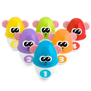 Bolos apilables Monkey Strike de Chicco