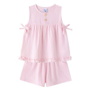 Conjunto de niña blusa de tirantes y short