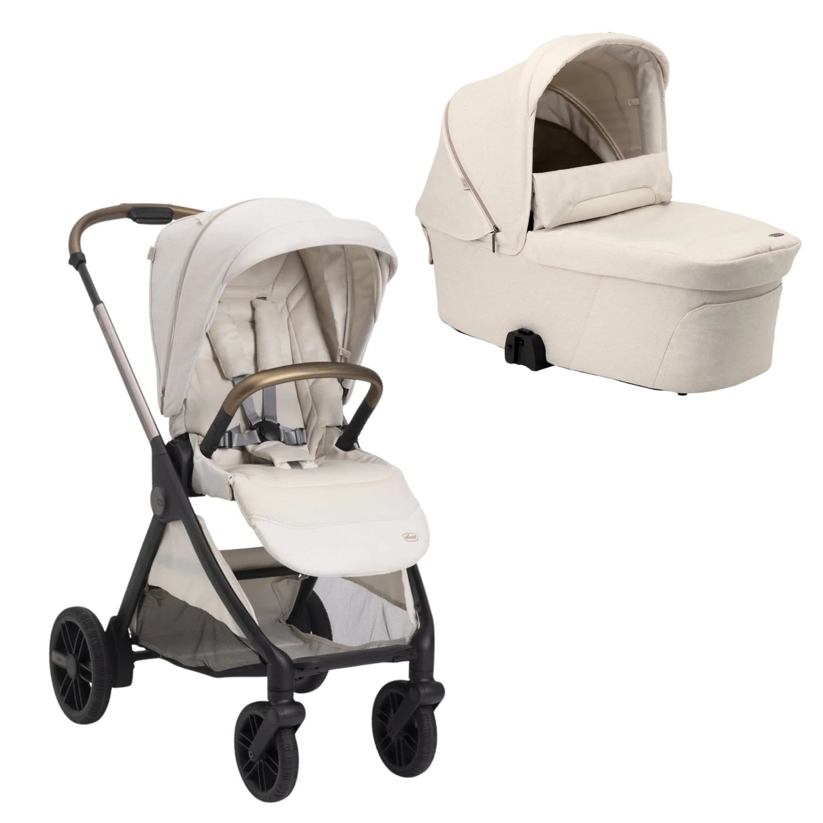 Dúo Bellagio 2 Con Capazo Flexi Chicco - Imagen 4