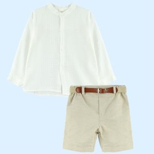 Conjunto de Niño Iguana Lino