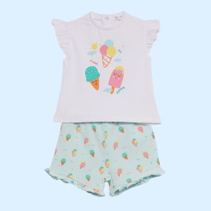 Conjunto Bebé Niña Helados