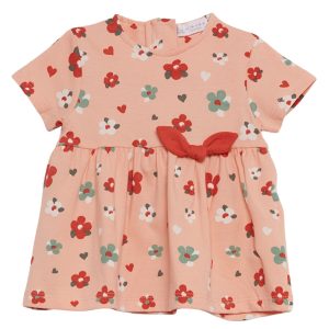Vestido de Lazo Puppy Coral