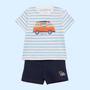 Conjunto Rayas de Niño Surf