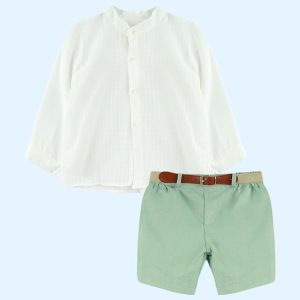 Conjunto de Niño Iguana Verde