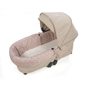 Cubre Capazo Dual + Sábanas Ajustable Capazo Cherry Pasito a Pasito