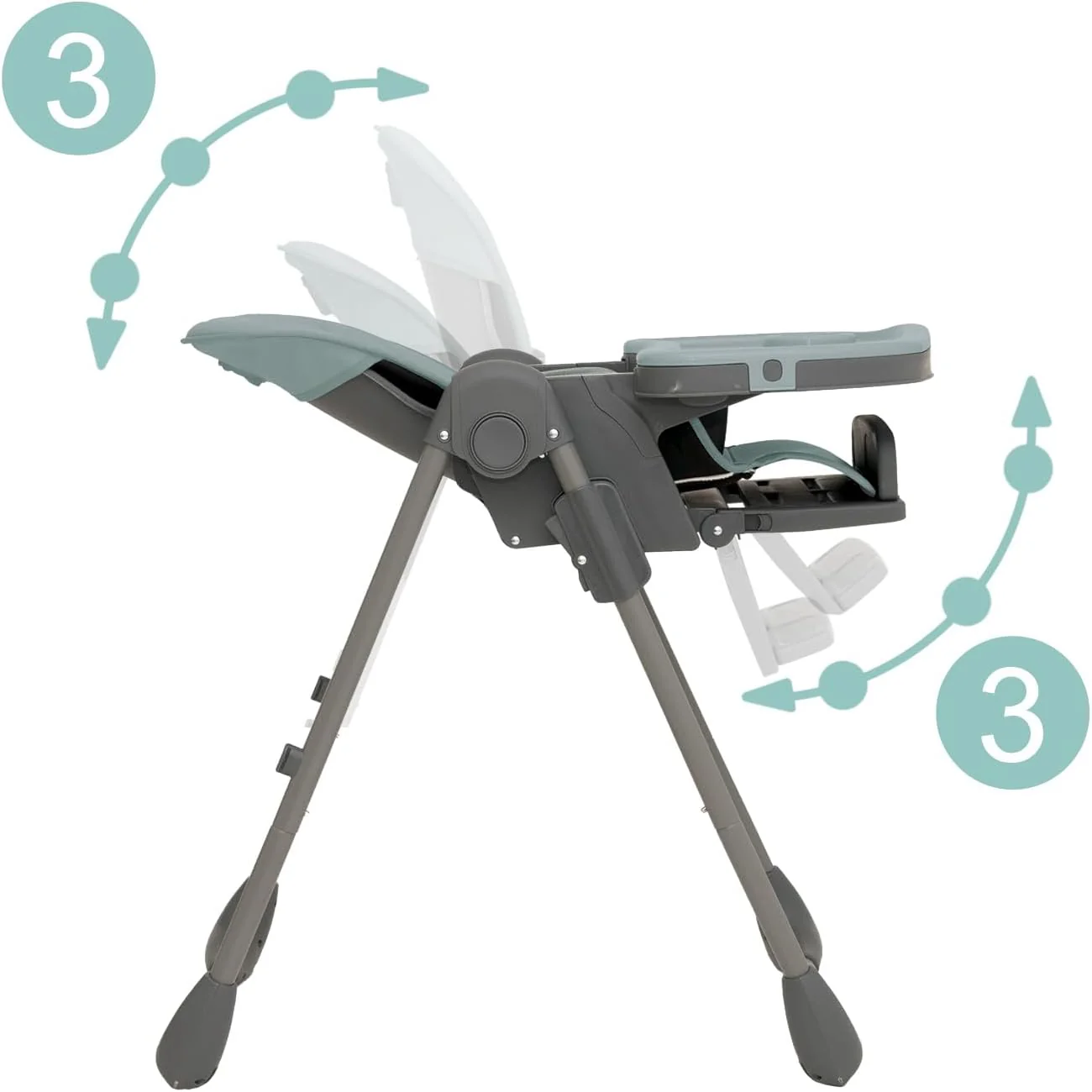 Olmitos Trona bebe multi posición ligera (Chollomania) - Imagen 7