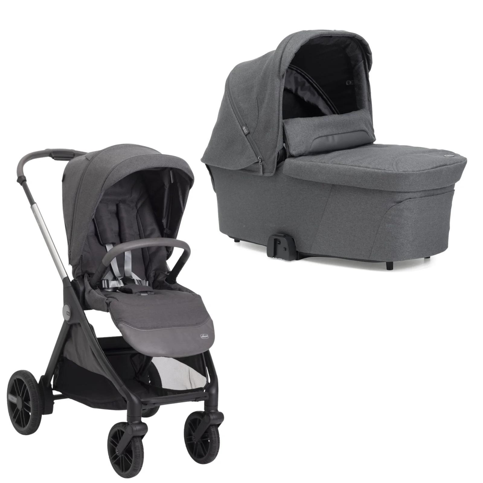 Dúo Bellagio 2 Con Capazo Flexi Chicco - Imagen 6