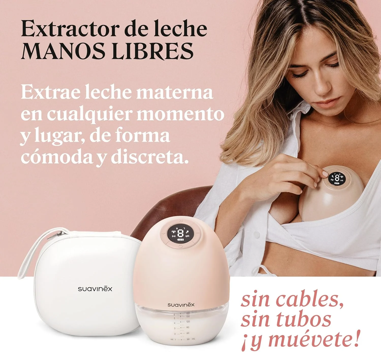 Extractor De Leche Eléctrico Manos Libres Suavinex - Imagen 7