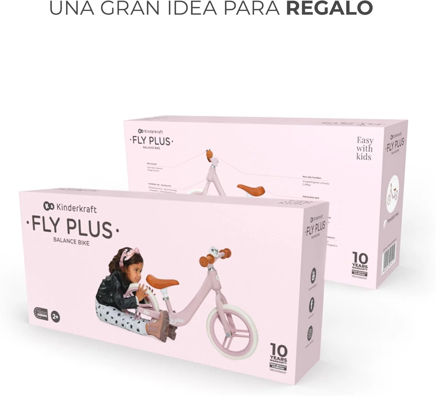Bicicleta sin Pedales FLY PLUS 2 de Kinderkraft - Imagen 5
