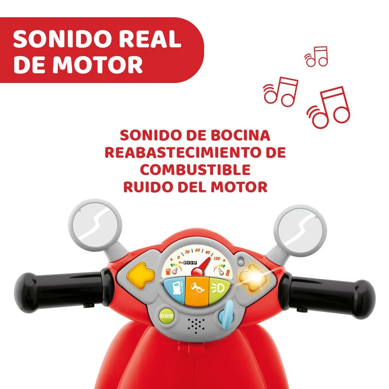 Correpasillos Mi Primera Vespa Chicco - Imagen 7