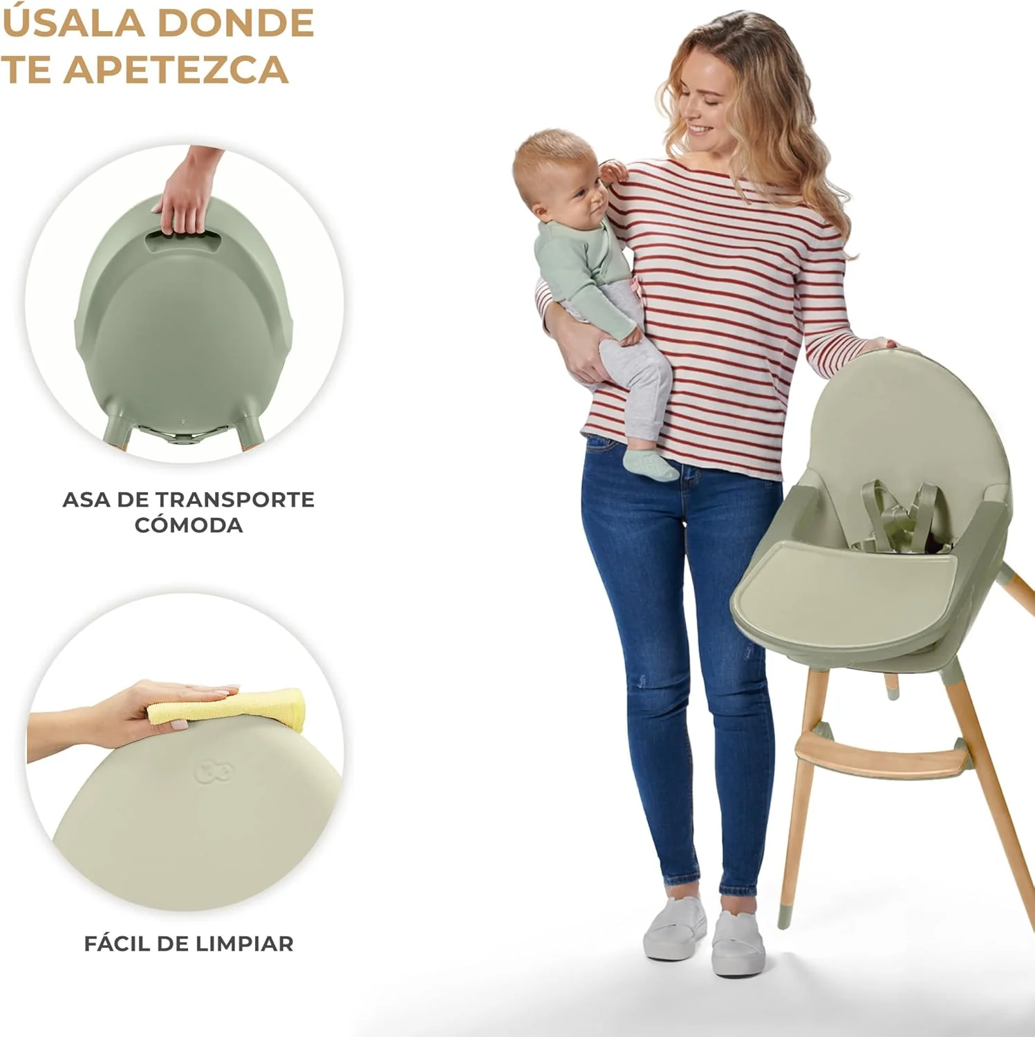 FINI 2 Trona bebé 2 en 1 de Kinderkraft (Chollomania) - Imagen 7