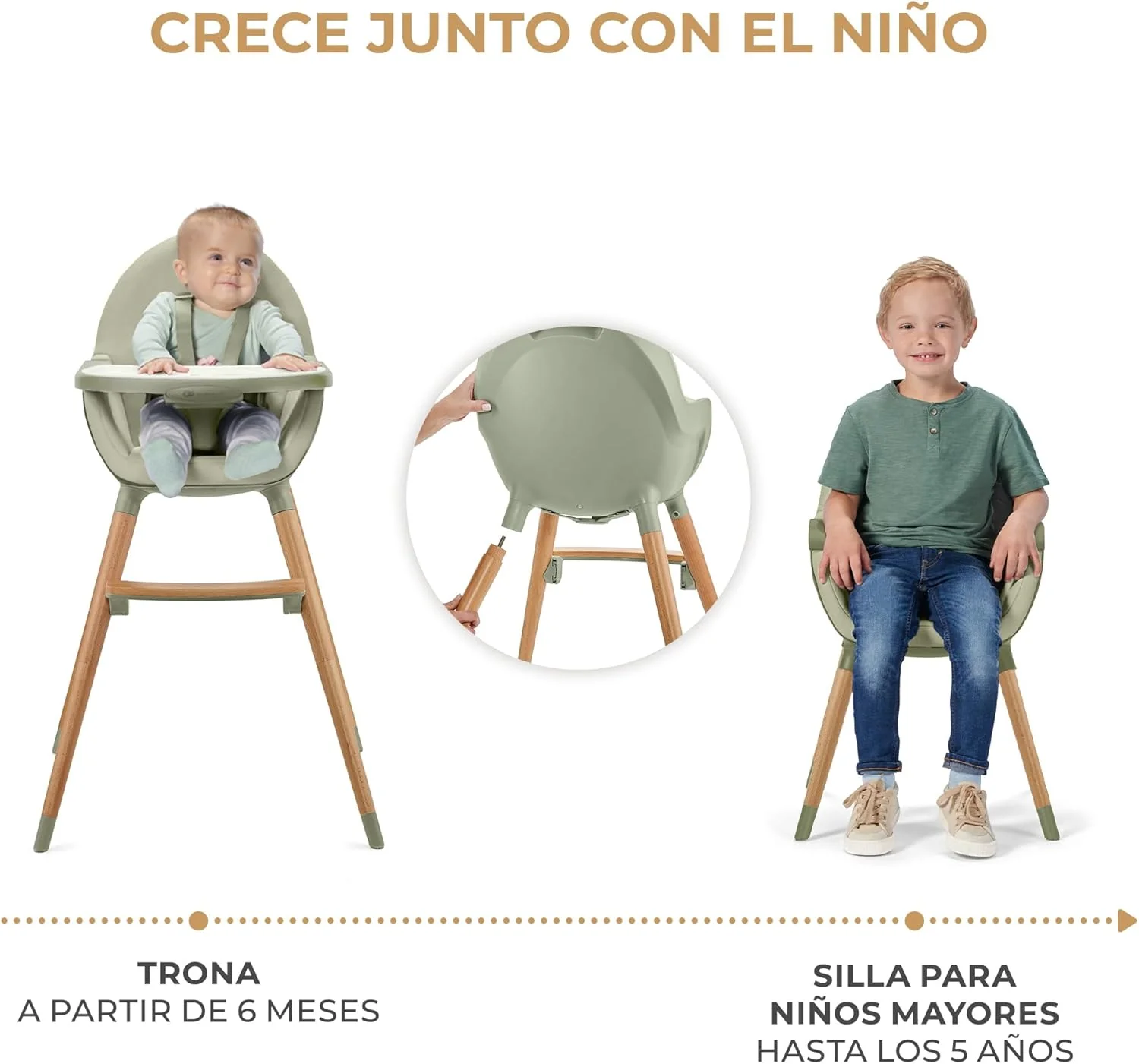 FINI 2 Trona bebé 2 en 1 de Kinderkraft (Chollomania) - Imagen 9