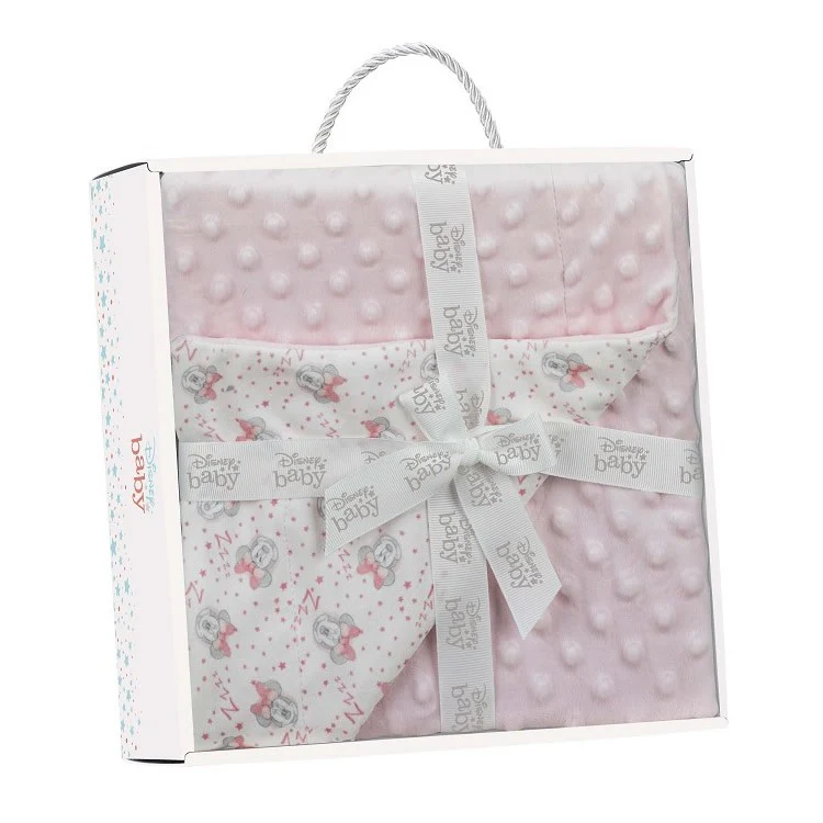 Manta de invierno counting sheeps rosa Minnie de Disney - Imagen 2