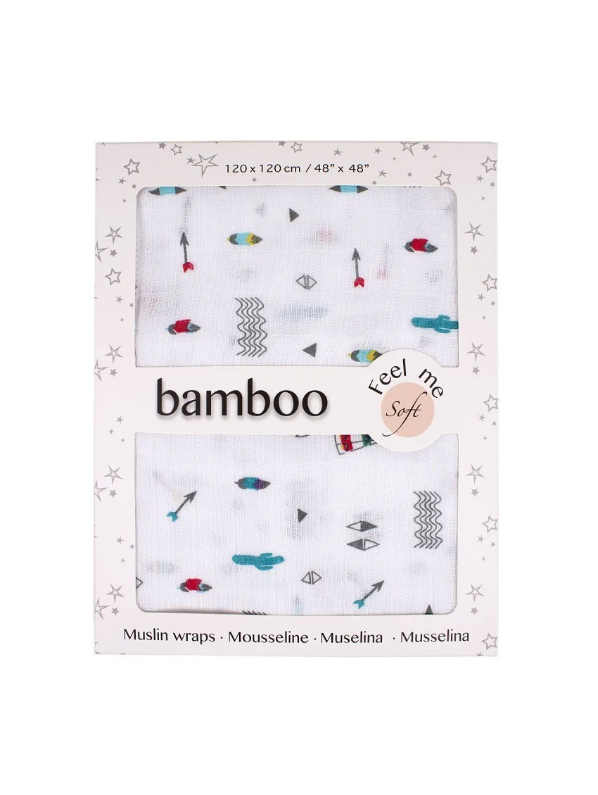 Muselina Bamboo indio Tipi de Don Algodon - Imagen 4