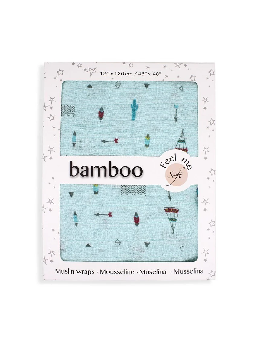 Muselina Bamboo indio Tipi de Don Algodon - Imagen 7