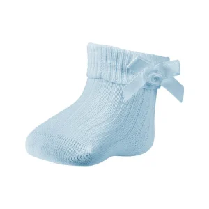 Calcetín Recién Nacido Con Lazo