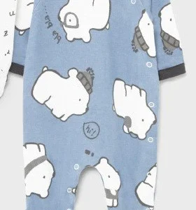 Pelele Punto Largo Osos Azul de Mayoral