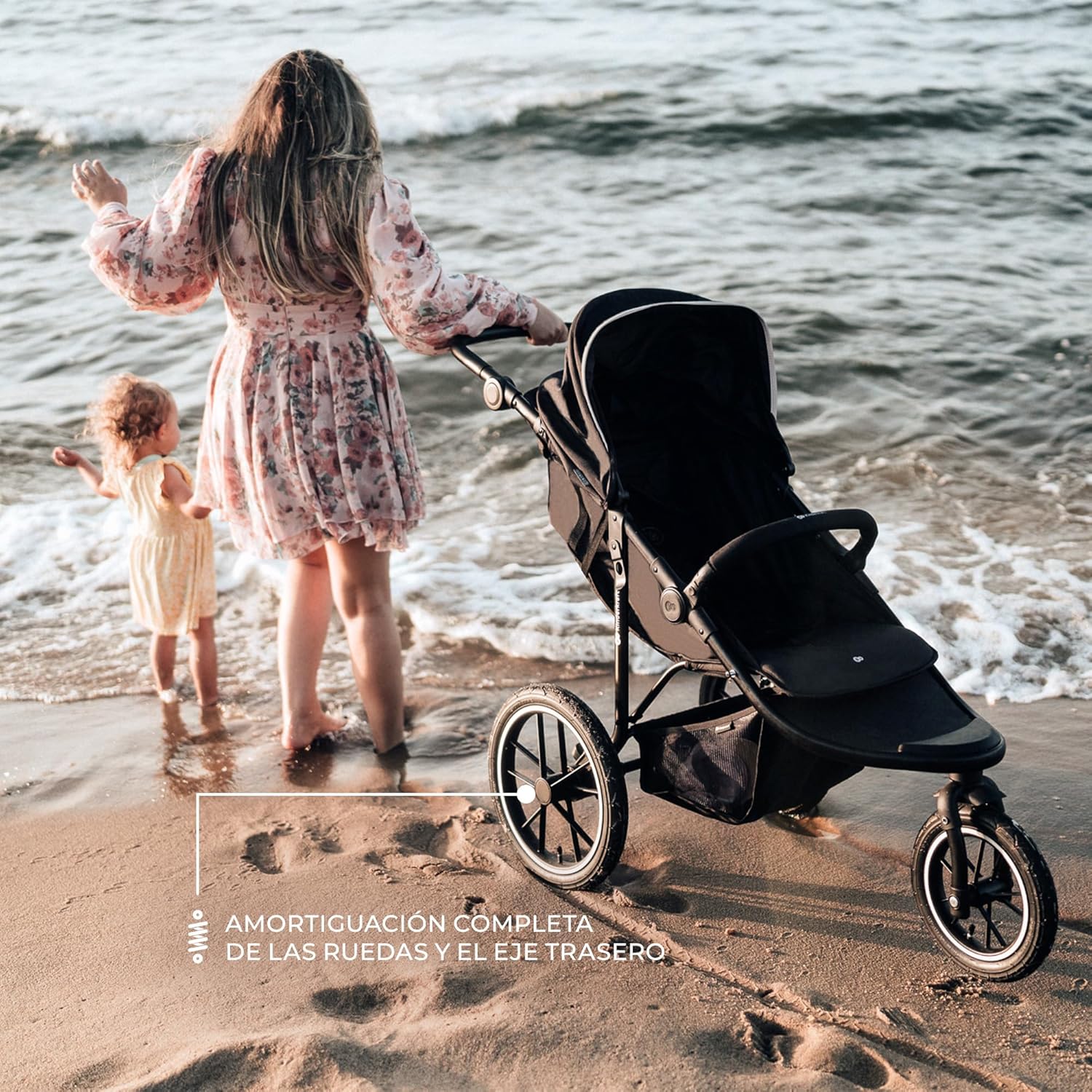 Helsi 2 Silla de paseo 3 ruedas de Kinderkraft (Chollomania) - Imagen 3