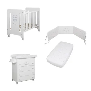 Pack Ahorro Little Panda Cuna+Bañera+Nórdico de Micuna