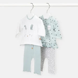Conj. leggings 2 piezas Conejito menta mayoral Verano