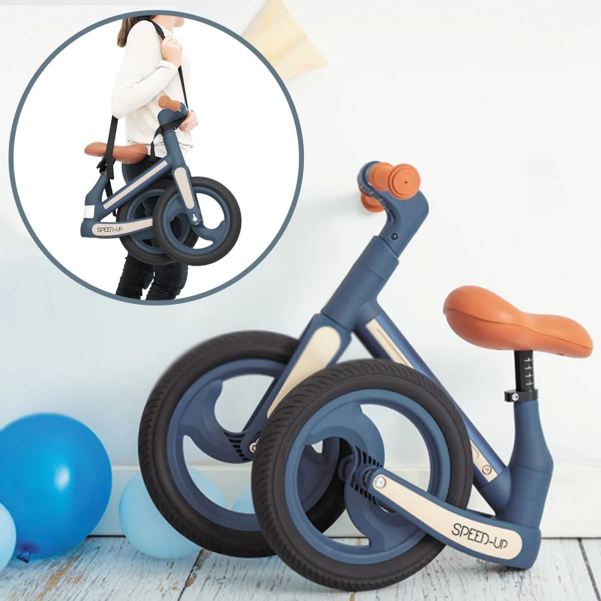 Bicicleta de Equilibrio Plegable Speed-Up de Olmitos - Imagen 6