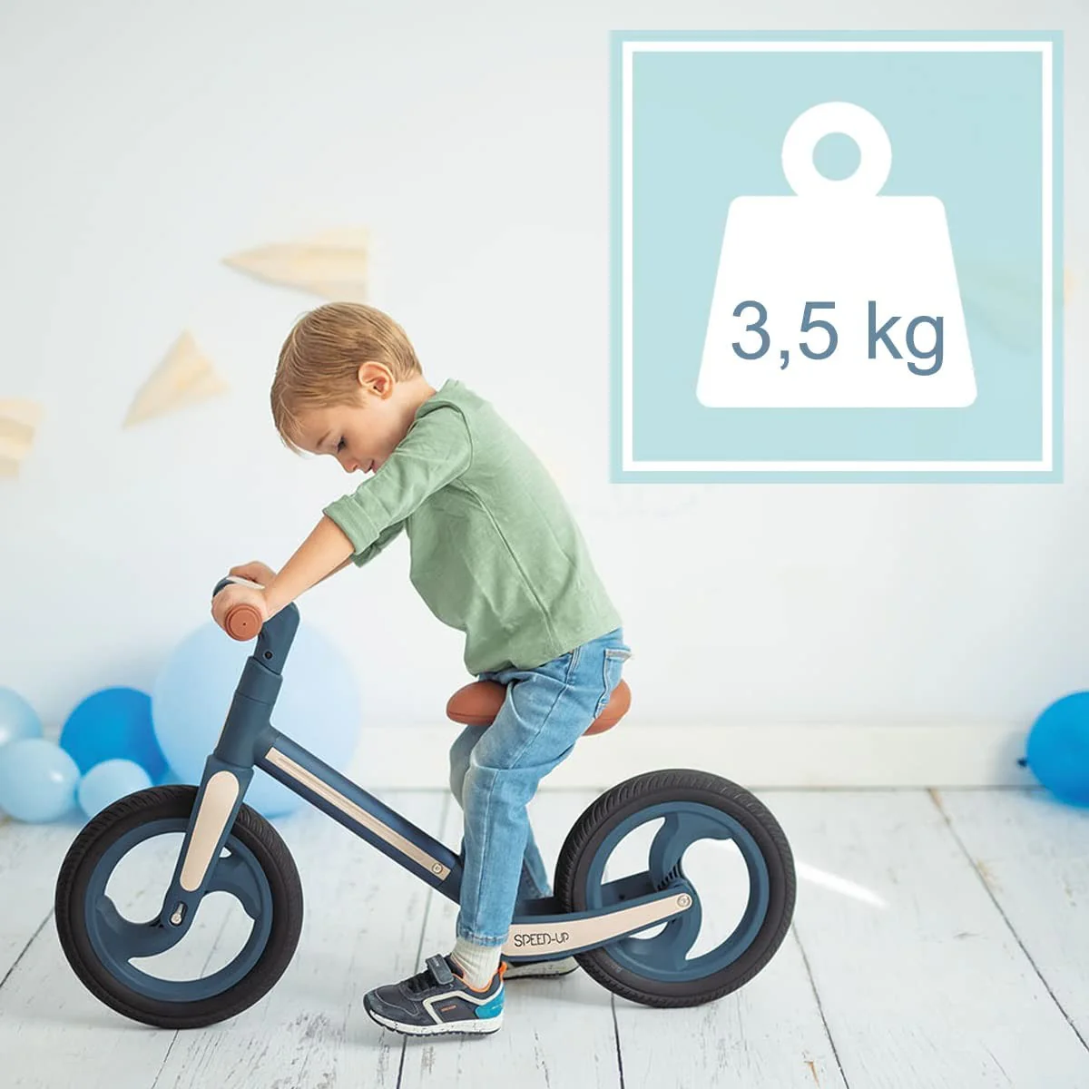 Bicicleta de Equilibrio Plegable Speed-Up de Olmitos - Imagen 3