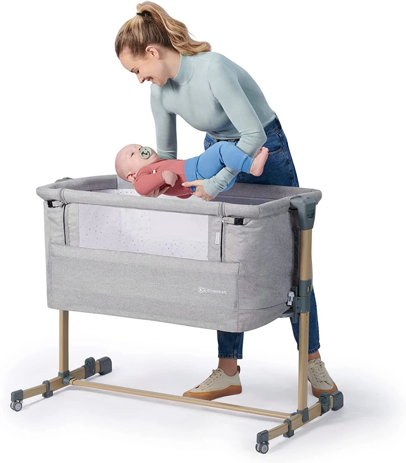 Minicuna Colecho evolutiva SIDE2BED de Kinderkraft (Chollomania) - Imagen 9