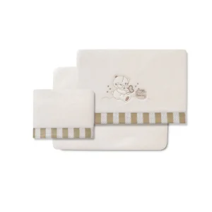 Tríptico cuna coralina Honey Bear de Interbaby