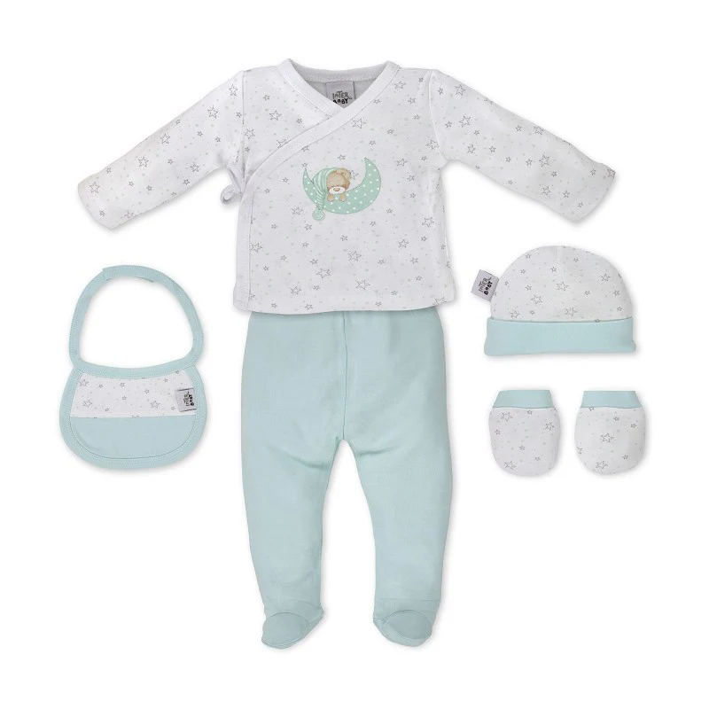 Set primera puesta 5 pcs Osito Sleep de Interbaby