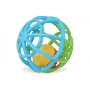 Pelota sonajero blandito con luz y sonido de Kiokids