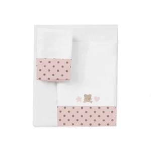 Sábanas Minicuna Algodón Osito Lunares 9380 Mayoral