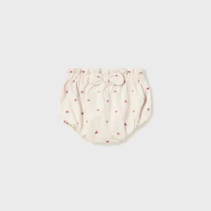 Short de terciopelo estampado Corazones 2236 Mayoral