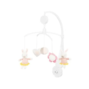 Móvil musical Rabbits in Love de Kikkaboo