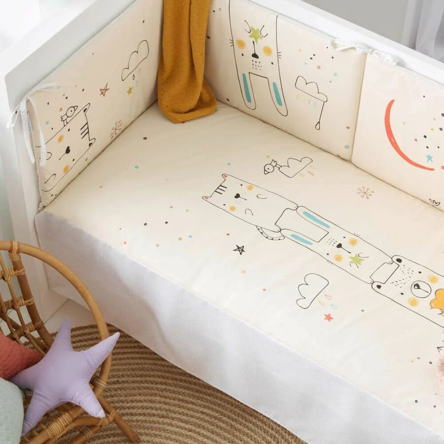 Edredón + Protector Cuna Funny de Bimbidreams - Imagen 4