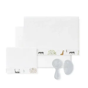 Sábanas Cuna Serengueti + Kit Peine y Cepillo de Don Algodon