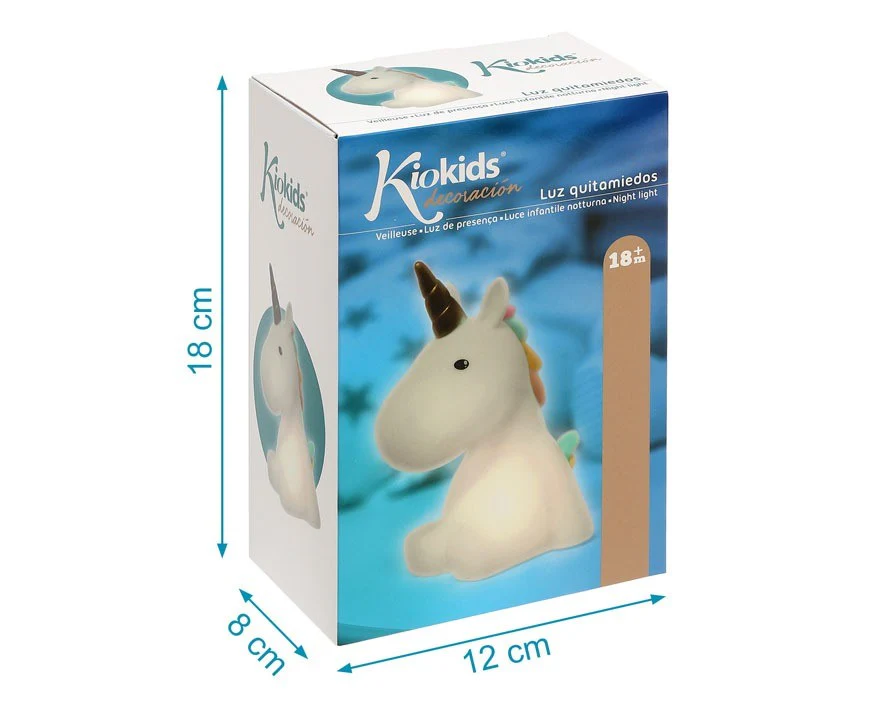 Luz quitamiedos decorativa unicornio de Kiokids - Imagen 6