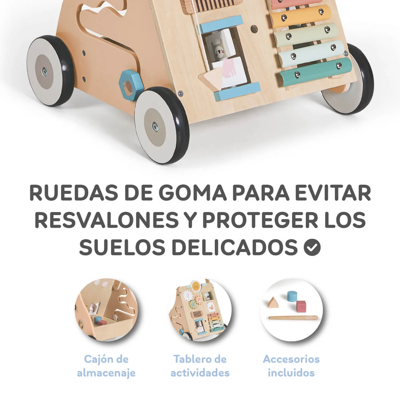 Andador/Correpasillos De Madera Maxi MS - Imagen 5