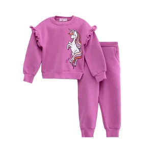 Chándal Niña Unicornio Rosa