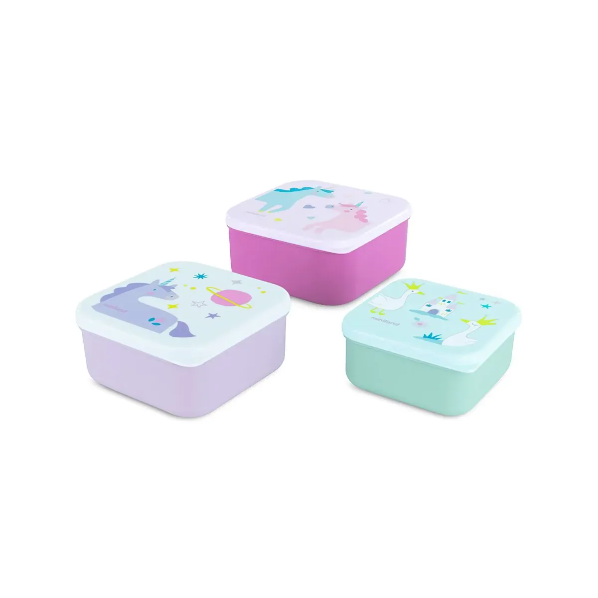 3 Cajitas Para Almuerzo Miniland - Imagen 3