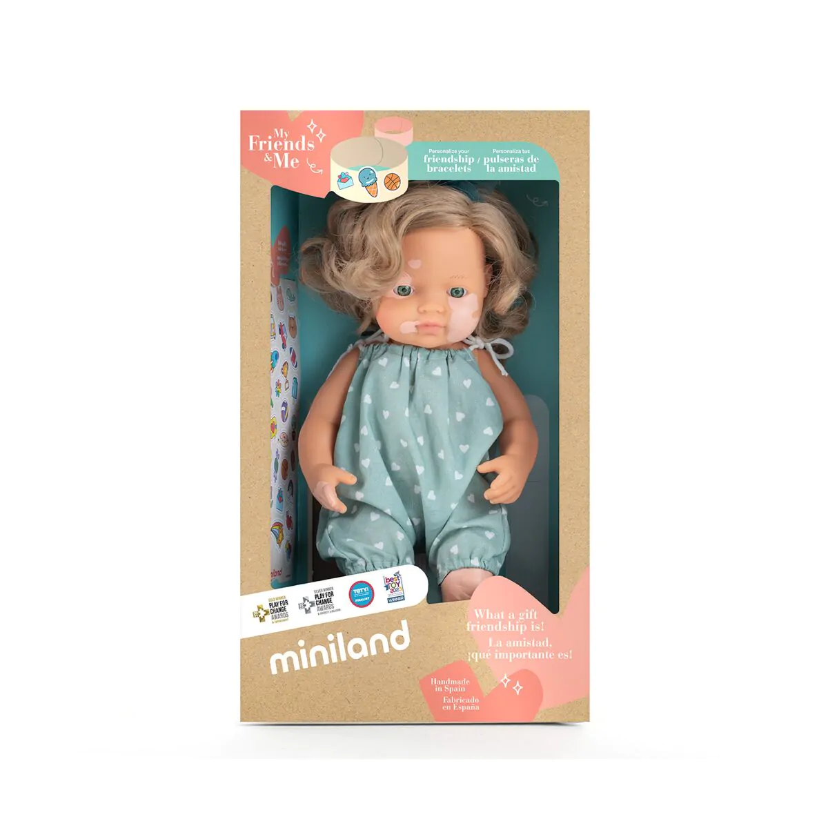 Muñeca vitíligo 38 cms Miniland - Imagen 3