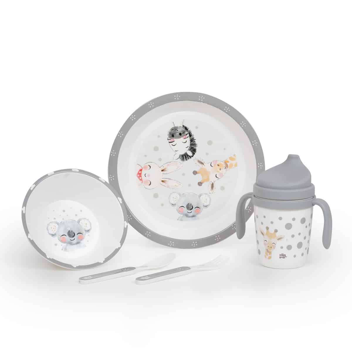 Set de Vajilla INTERBABY Acuarela