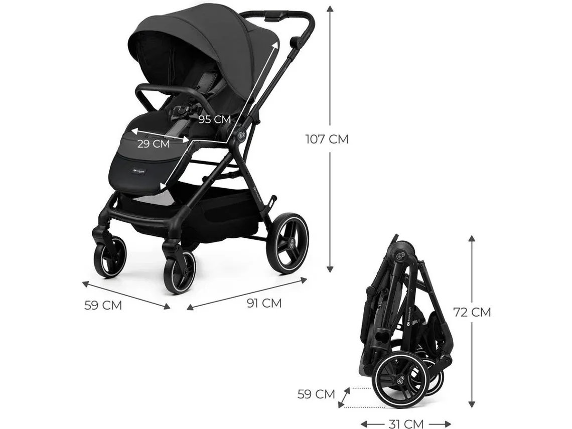 Silla de paseo Reversible YOXI de Kinderkraft (chollomania) - Imagen 6