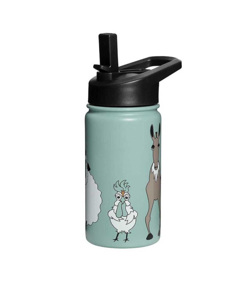 Termo Botella 400 ml azul grisaceo Baby Livia