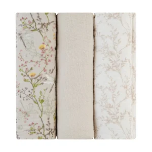 Juego 3 muselinas 100x100cm Kikkaboo