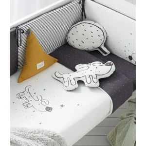 Edredón Desenfundable + Protector 60×120 Guau Pirulos