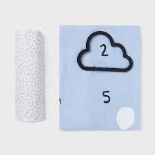 SET DE 2 GASAS CON MEDIDOR CELESTE-MAYORAL