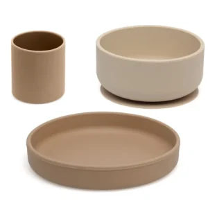 Set Vajilla 3 Piezas Silicona Kiokids