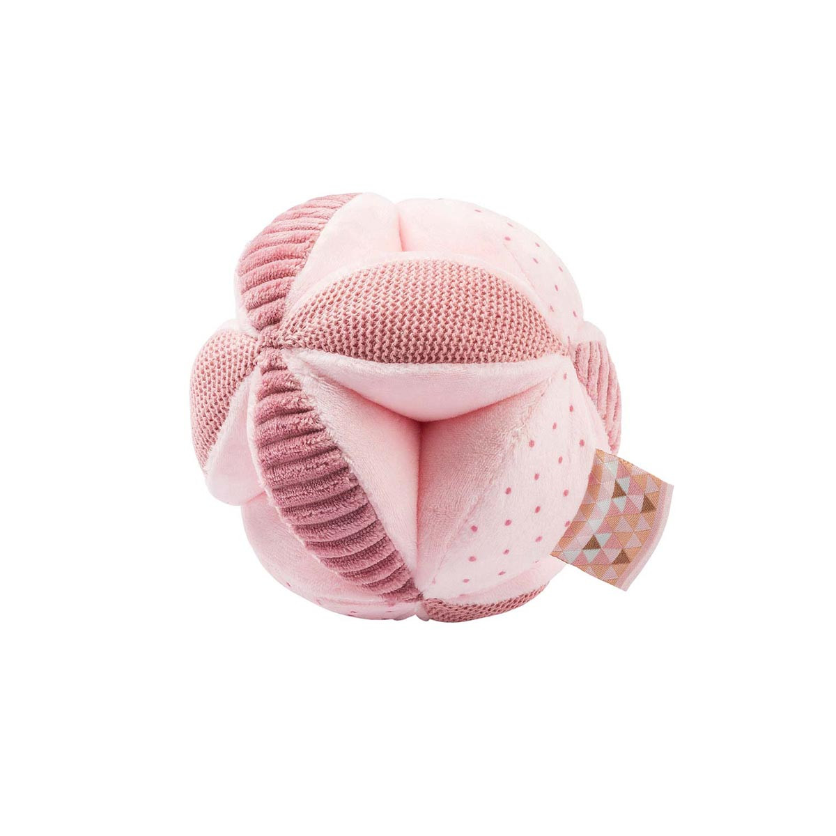 Pelota sonajero Nattou rosa - Imagen 2