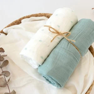 Set 2 muselinas Bamboo Kiokids